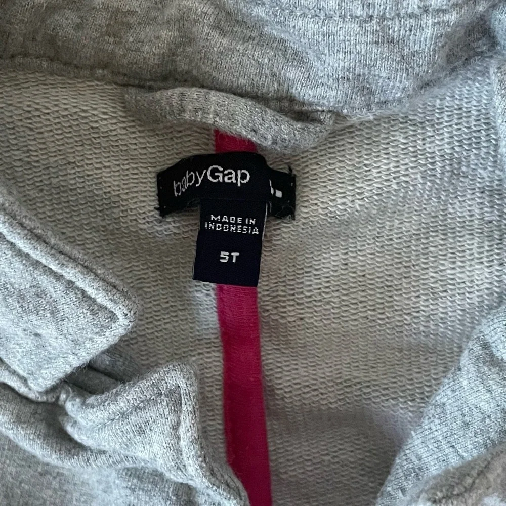 Baby Gap girls grey blazer jacket 5T vest